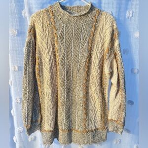 Vintage Hand Knit for The Limited Cable knit sweater M/L